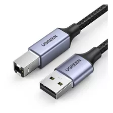 Ugreen Cable De Impresión Usb 2.0 A A Usb- B Trenzado 2m