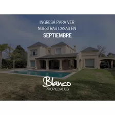 Emprendimiento Septiembre | Todas Nuestras Casas A La Venta! En Septiembre, Escobar, G.b.a. Zona Norte