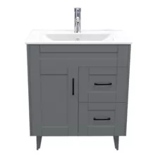 Mueble Vanitorio Deluxe Super Muebles Gris P 70x47x80cm