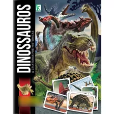 Livro Ilustrado Oficial Dinossauros + 20 Envelopes - Novo