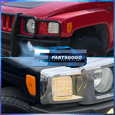 For 06-10 Hummer H3 Suv 09-10 H3t Pickup Amber Led Bumpe Aac Foto 2