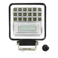 Farol Auxiliar Led Milha Angel Br Quadrado Ip67 C Suporte