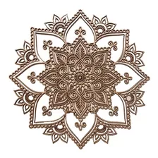 Mandala Laser Nº38 30cm-mdf Madeira