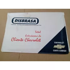 Capa Manual Disbrasa Concessionária Chevrolet Ítem Original 