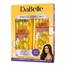 Shampoo E Condicionador Dabelle Hair Liso Arrasador Em Frasco De 450ml De 450g Pacotes