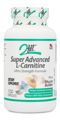 L Carnitina 2 Fit Suplemento Dietetico 100 Mg 100 Capsulas