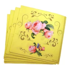 Servilletas Papel Flores Vintage Hora Del Te X20 Unidades