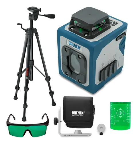 Nivel Laser Autonivelante Bremen 7722 Verde + Tripode Bosch