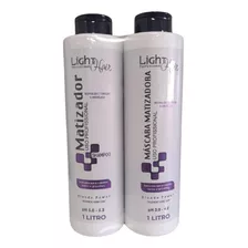 Kit Matizador Shampoo E Máscara 1l - Cabelos Loiros