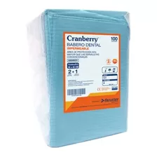 Babero Dental 36x46cm Bolsa 100 Unidades Cranberry