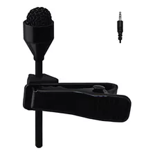 Pro Jk Mic-j 044 Lavalier Lapel Micrófono Externo Diseñad. Color Black