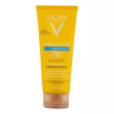 Protetor Solar Hidratação Corporal Fps 70 Vichy Idéal Soleil Bisnaga 200ml