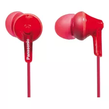 Auriculares Con Cable Panasonic - Con Cable, Rojo Rp-hje125e