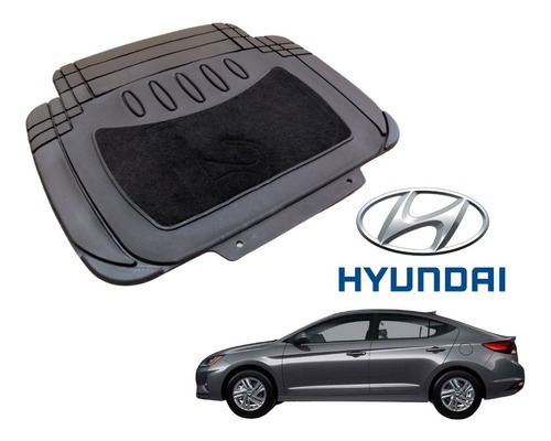 Kit De Tapetes Uso Rudo Para Hyundai Elantra Foto 4