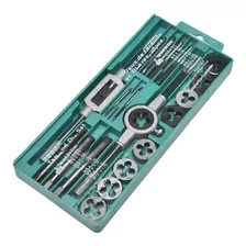 Epm Tools Jogo De Tarrachas E Cossinetes Madeira Metal Alumínio 20 Pçs