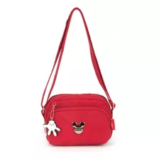 Bolsa Transversal Feminina Mickey Mouse Disney Pequena