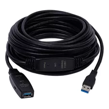 Cabo Extensor Usb Versão 3.0 Ativo 15 Metros Câmera Webcam