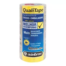 Fita Para Empacotamento - Qualitape 48mmx40m. Transpar. - Ad