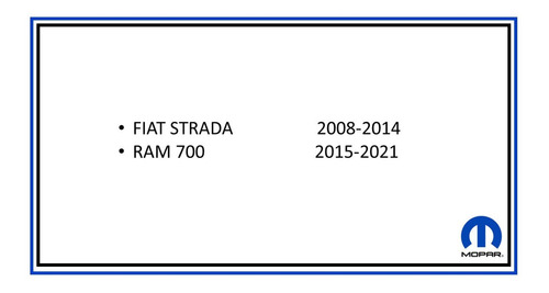 Zapatas Balatas Freno Fiat Strada Ram 700 2008-2021 Original Foto 2