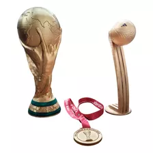 Kit Messi Campeón Del Mundo 25 Cm 