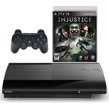 Ps3 Super Slim + 1 Controles + 1 Jogo + Nota Fiscal E Garantia