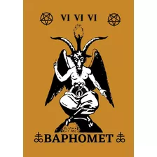 Poster Demonio Baphomet Tamaño A3 29,7 X 42 Cm
