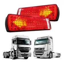 Par Sinaleira Led Caminhão 52cm Carreta Baú Truck Tanque 24v