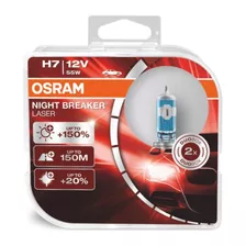 Lamparas H7 12v 55w Osram Nigh Breaker 150% + Luz Cálida