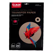 Papel Transfer Dark Jojo P/ Tecido Escuro Jojo 10 Fls