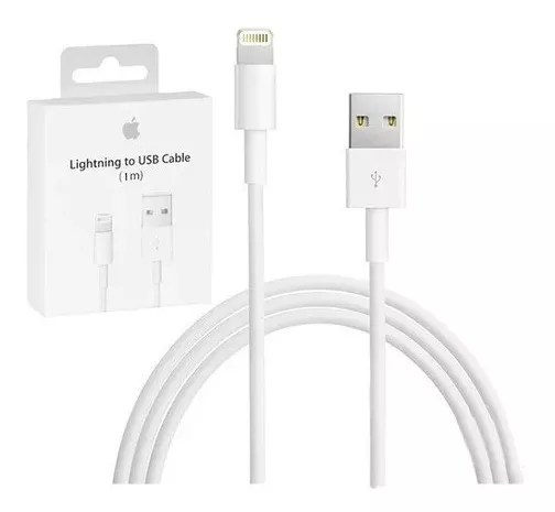 Cable Cargador Usb Original Lightning iPhone 6 7 8 X 11 12 +