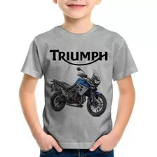 Camiseta Infantil Moto Triumph Tiger 800 Xrx Low 2017