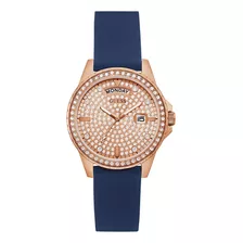 Relógio Guess Feminino Rosê Pedras Gw0358l1