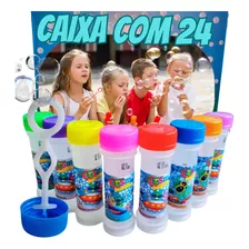 Kit 24 Bolha Sabão Lembrancinha Aniversário Bolinha Sabao