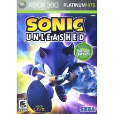 Jogo Sonic Unleashed Da Sega Lacrado Para Xbox 360