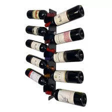 Adega Parede Vinhos Suporte Vertical 10 Garrafas Cromado