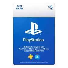Playstation Store Gift Card $5 | Tarjeta Regalo | Psn Usa
