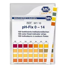 Papel Fita Medidor De Ph - Fix 0-14 Cx C/ 100 Tiras