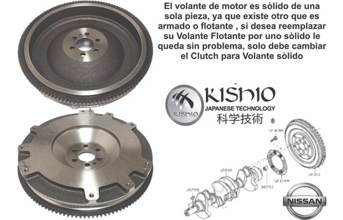 2 Volantes Motor Solido 2 Horquillas Nissan Urvan 2.5l 08-17 Foto 6