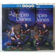 Blu-ray The Vampire Diaries Terceira Temporada Com Luva Arte