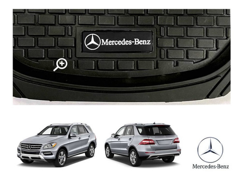Tapetes Charola 3d Logo Mercedes Ml350 Ml500 2012 A 2015 Foto 5
