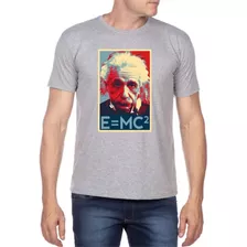 Camiseta Albert Einstein - Arte Exclusiva Fisico Genio R1