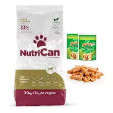 Comida Perro Nutrican 22 Kg + Regalo + Envio