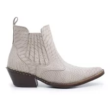 Bota Botina Country Texana Masculina Couro Legitimo Promoção