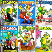 Kit 6 Revistinhas Gibis Quadrinhos Almanaque Zé Carioca 21