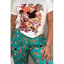 Pijama Manga Corta Mujer Personajes