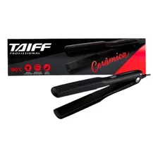 Taiff Prancha Profissional Cerâmica 180° Clhapinha Bivolt Cor Preto 110v/220v