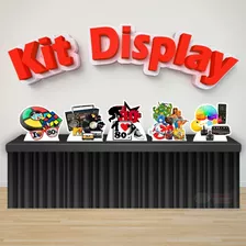 Kit 5 Displays De Mesa Anos 80 Colorido