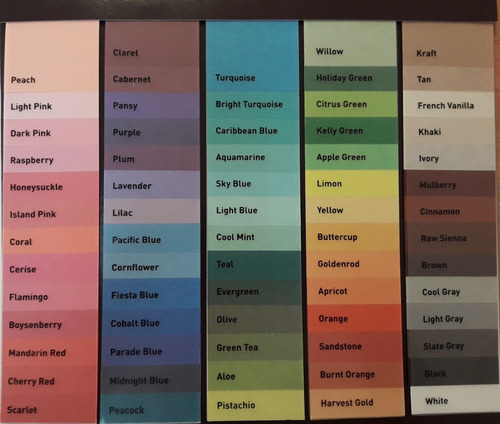 Papel De Seda 120 Pliegos 5 Colores A Escoger