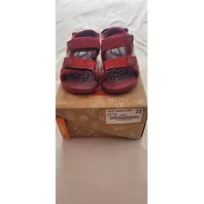 Sandalias Atomik Para Niños Color Rojas Talle 23 Con Velcro