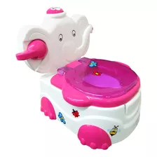 Bañito Elefante Entrenador Para Bebe Musical Niña Con Dispensador Papel 